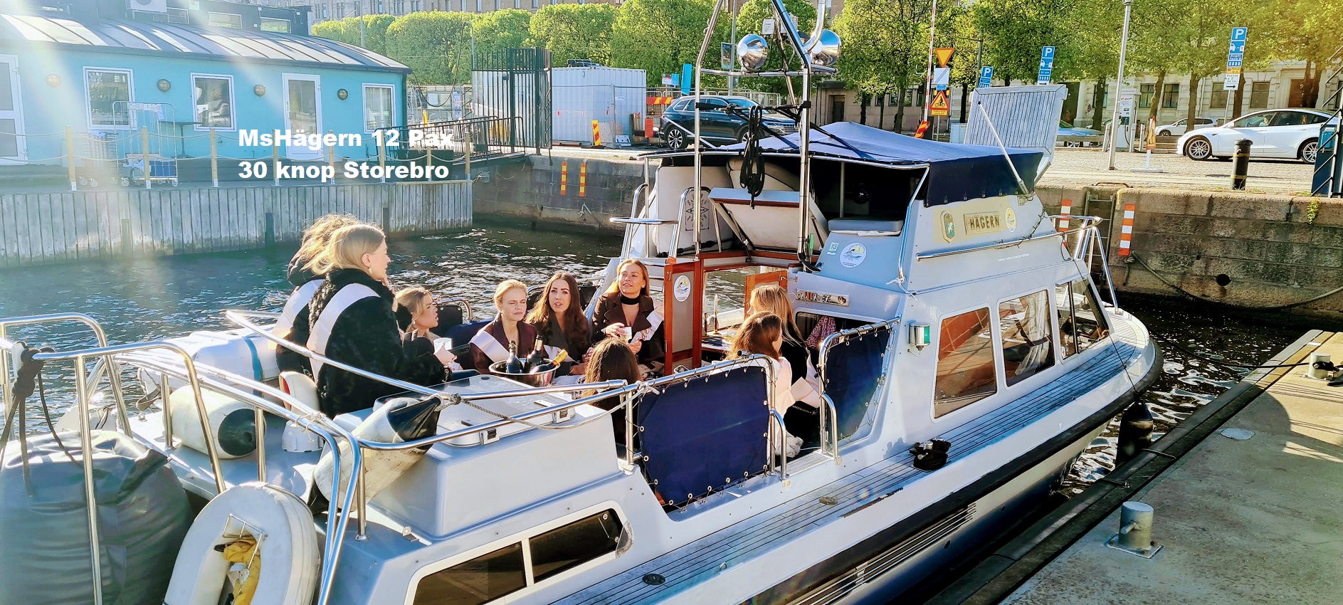 MSHägern Premium båt för båttaxi , event och båtutllykter Möhippa och svensexar
